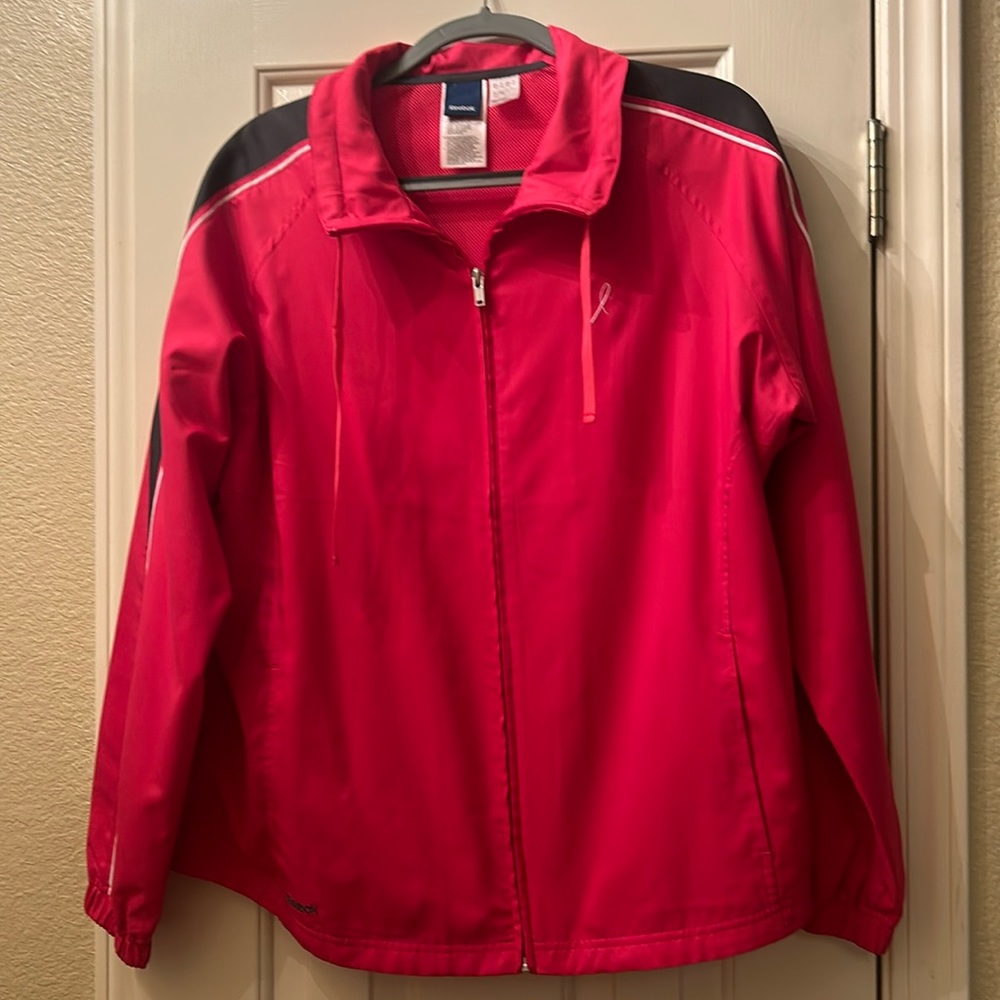 Pink Breast Cancer Awareness Zip Up Light weight jacket